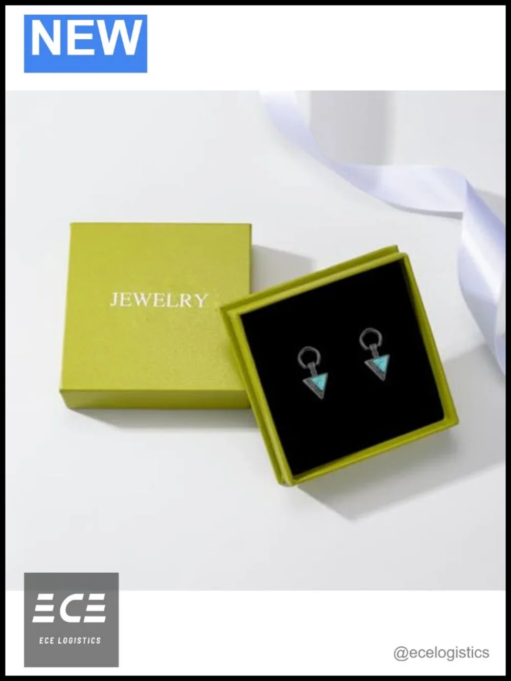 Viking Celtic Knot Arrowhead Dangle Earrings Black Gold Plated Turquoise